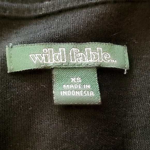 Wild Fable XS Black Short Sleeve Babydoll Mutiple Tiered Dress - Picture 2 of 13